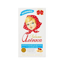ШОКОЛАД МОЛОЧНЫЙ «ЛЮБИМАЯ АЛЁНКА» С АРАХИСОМ 180Г